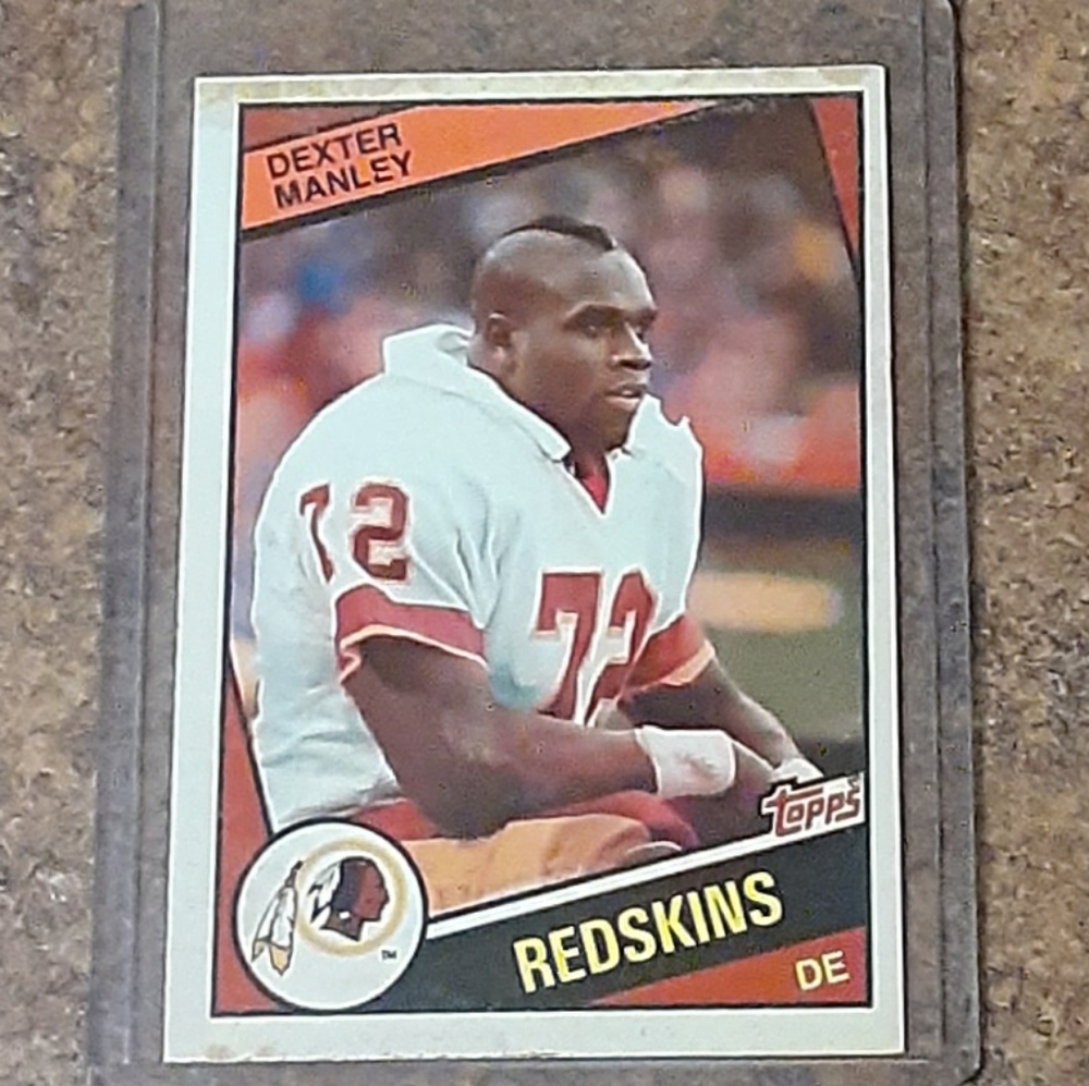 Vintage Washington Redskins Dexter Manley w/Mohawk